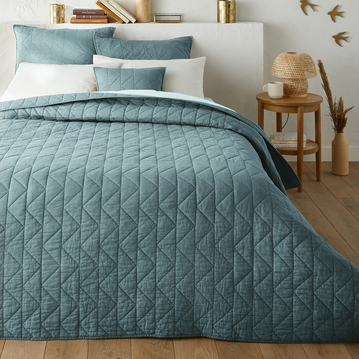 La Redoute Interieurs Καπιτονέ κουβερλί ZIG ZAG από 100% βαμβάκι 230x250 cm